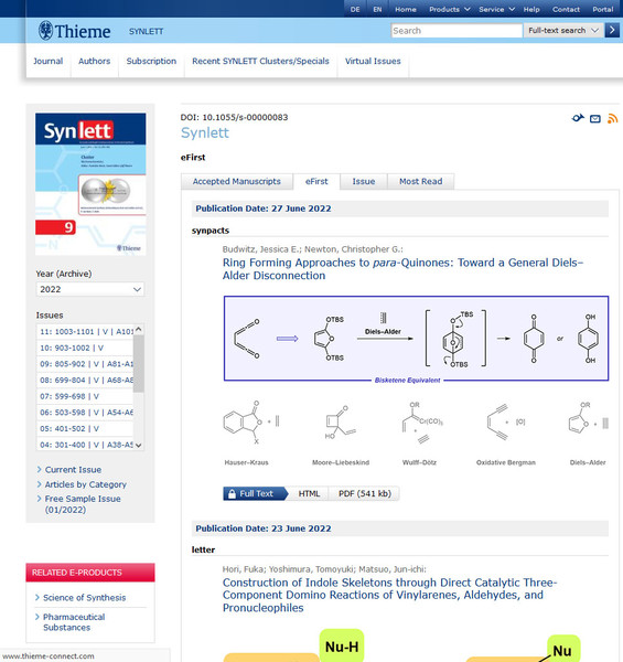 Why Thieme E-Journals?