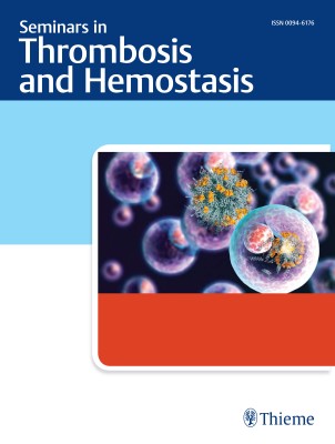 Seminars in Thrombosis and Hemostasis Cover