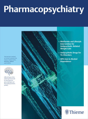 Pharmacopsychiatry Cover