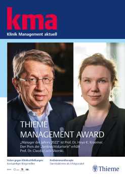 kma - Klinik Management aktuell Cover