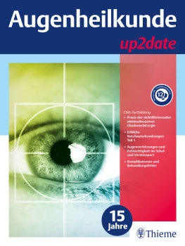Augenheilkunde up2date Cover