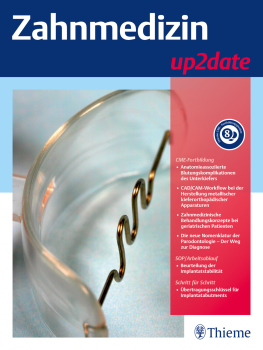 Zahnmedizin up2date Cover